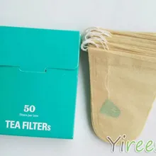 Креативное ТРАПЕЦИЕВИДНОЕ ситечко для чая, целлюлозно-цветной фильтр бумажные чайные пакетики, кофейные пакеты с этикеткой, с цветной упаковочной коробкой, Подарочная коробка, 50 шт