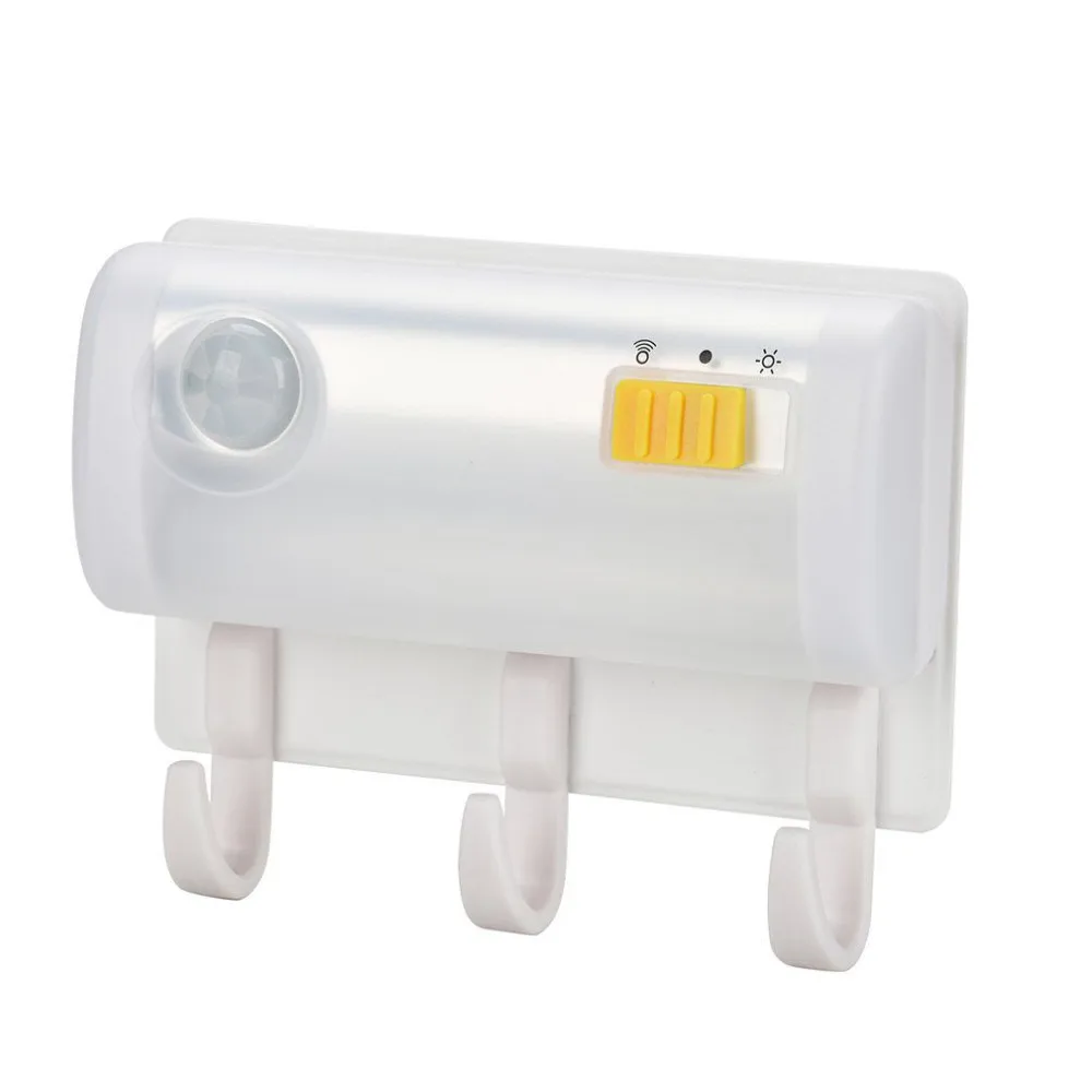 

Magnetic Suction Sensor Light + Wall Mount Hook Multifunctional Infrared Induction Motion Detector Night LED Night Light New