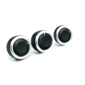 

3pcs/set Car AC Knob Air Conditioning Knob Control Switch For VW MK6 Bora Golf 5 Tiguan Touran Passta B6 B7 Skoda Octavia A5