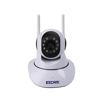 

ESCAM Home Security WiFi IP Camera Dual Antenna 720P Pan/Tilt Wireless Surveillance Camera Wifi Support ONVIF Mini CCTV Camera