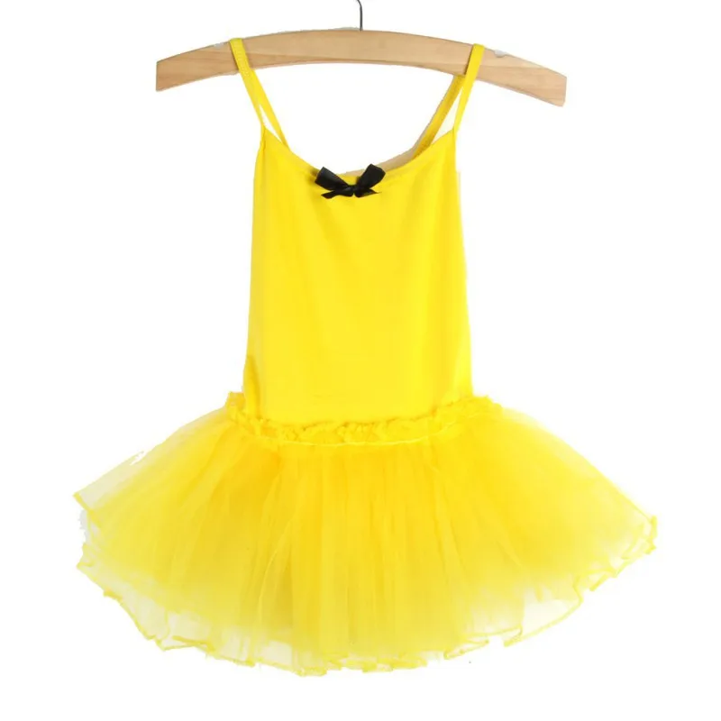Простое платье принцессы с юбкой-пачкой для девочек детская танцевальная одежда для балета и торжеств многослойное платье с юбкой-пачкой