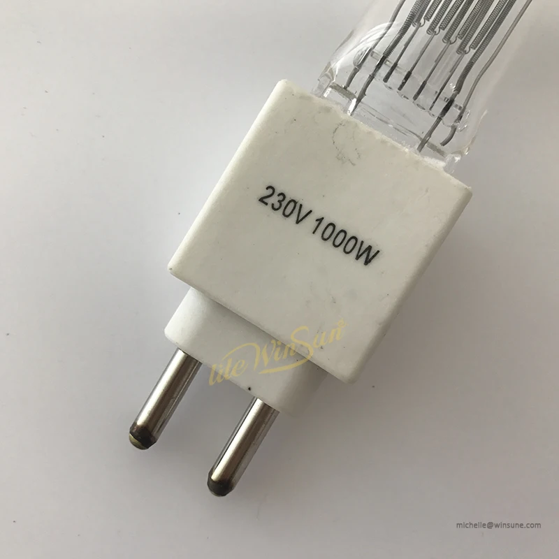 FTL CP40 1000Watts G22 G15 Quartz Bulb Halogen Lamp Warm 3200k for (FilmSudio Light Fixture) Fresenel Light Halogen Lamp 1000w (2)