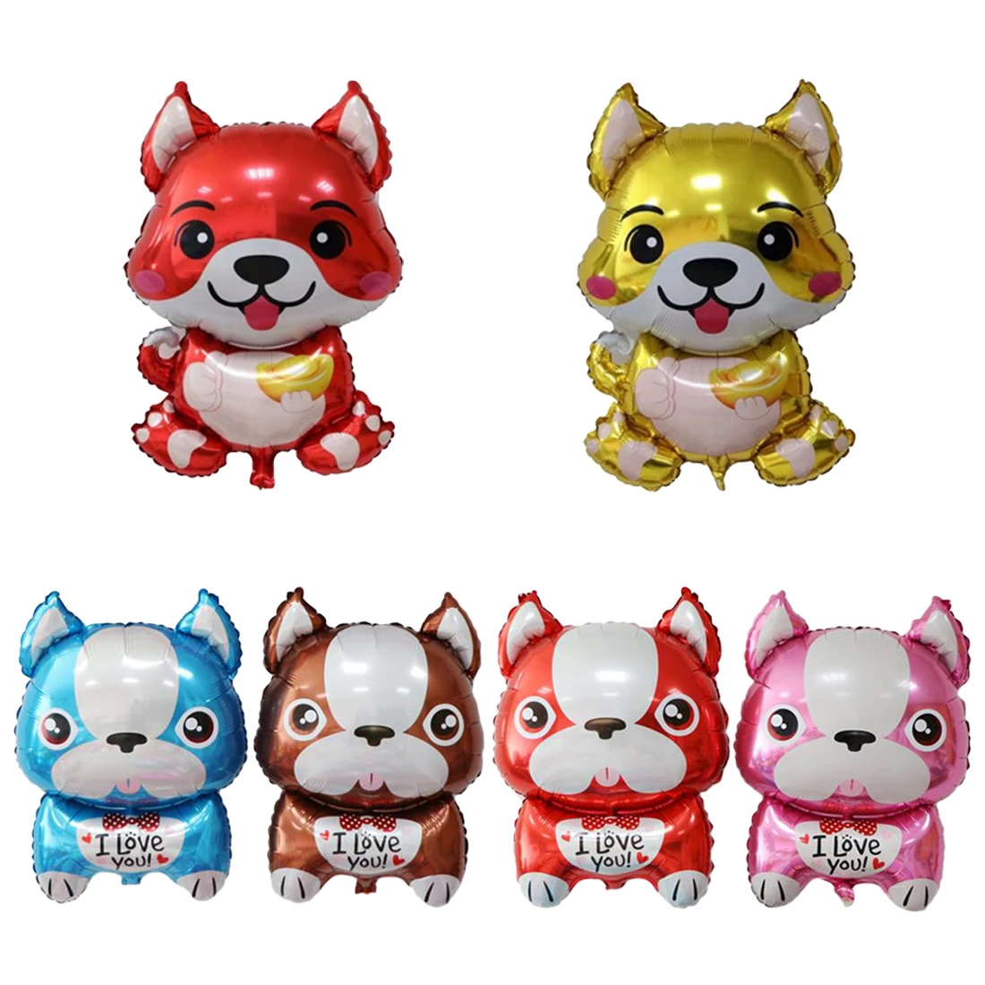 

Animal Foil Balloons Cute Cat and Happy Bear Balloon inflatable air balloon happy birthday party kids baby shower decorations