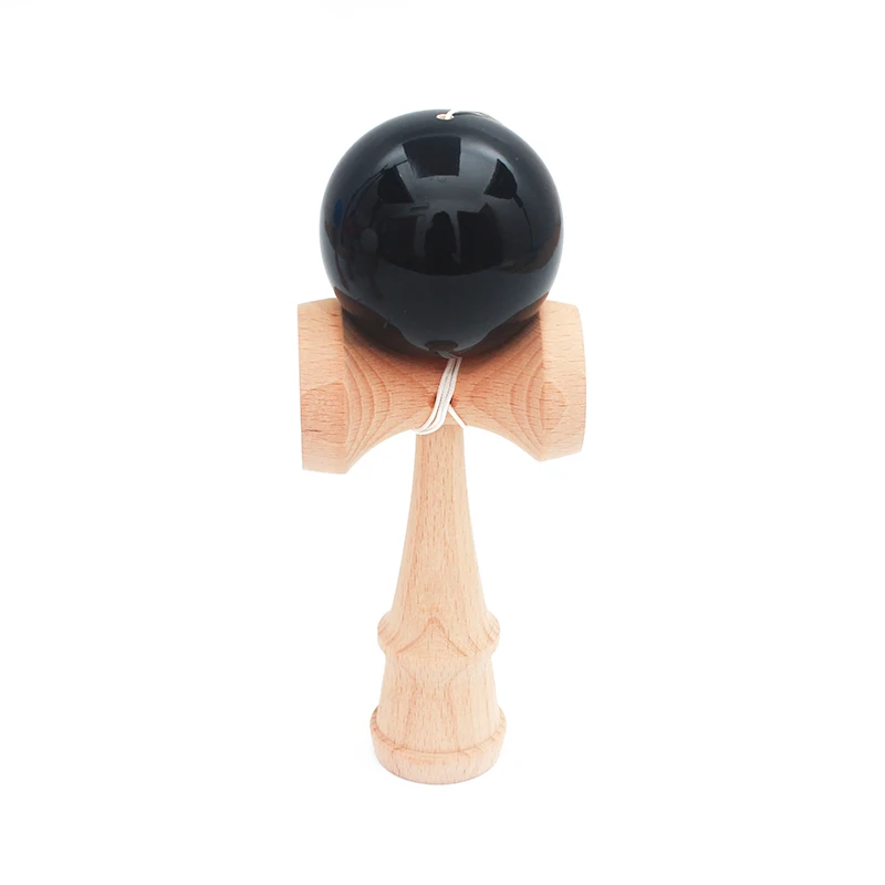 Free Shipping Wooden Toys Outdoor Sports Toy Ball Kendama Ball PU Paint 18.5cm Strings Professional Adult Toys Leisure Sports 12