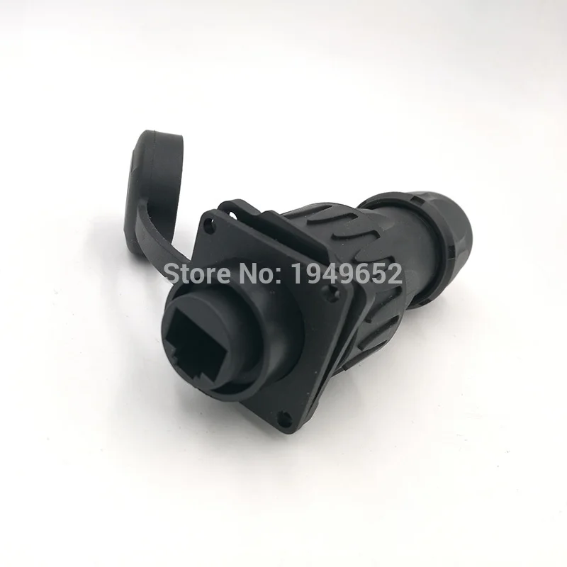 

RJ45 waterproof connector M24 IP67 Ethernet Plug socket H24