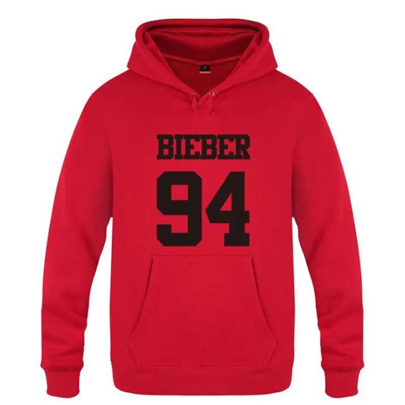 Hoodie Men Hip Hop Justin Bieber Printed Mens Hoodies Winter Fleece Long Sleeve Skate Men's Sweatshirt Tracksuit Man's Gown Hot