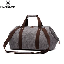 Холщовые мужские дорожные сумки для переноски багажа мужские даффл сумки дорожные сумки большие выходные Сумки на ночь