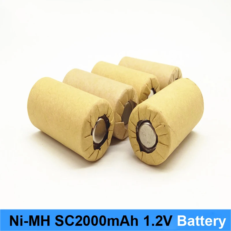 Ni MH Ni CD 1,2 v аккумулятор 2000mah 10c 15c высокомощный перезаряжаемый nimh аккумулятор отвертка и аккумулятор робот Ni-MH sc3000mah 1,2 v