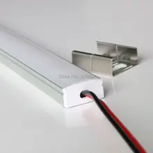 Светодиодная лента жесткая полоса, 1 м за штуку, 20 шт в партии, теплый белый(2700-3000 k), 9,6 Вт/м