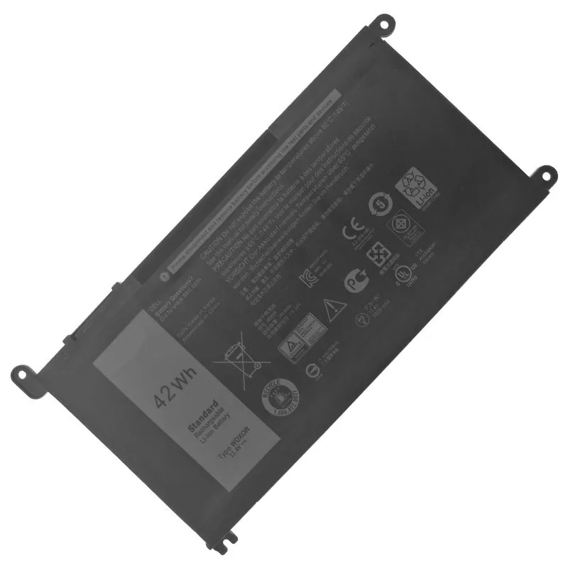Koop 11.4 V 42Wh Originele Laptop Batterij 3CRH3 WDX0R T2JX4 WDXOR Voor DELL 15MF PRO 1508T Voor Inspiron 13 5000 5368 5378