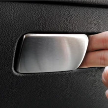 Автомобильный Стайлинг из нержавеющей стали перчаточный ящик с переключателем блестками модифицированные специальные декоративные для Фольксваген Гольф 7 MK7