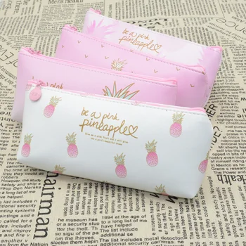 

School Supplies Pencil Case Papelaria Material Escolar Lapis Etui Pencilcase Estuche Kalem Kutu Lapices Kalemlik Okul Pineapple