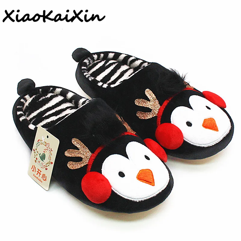 mens penguin slippers