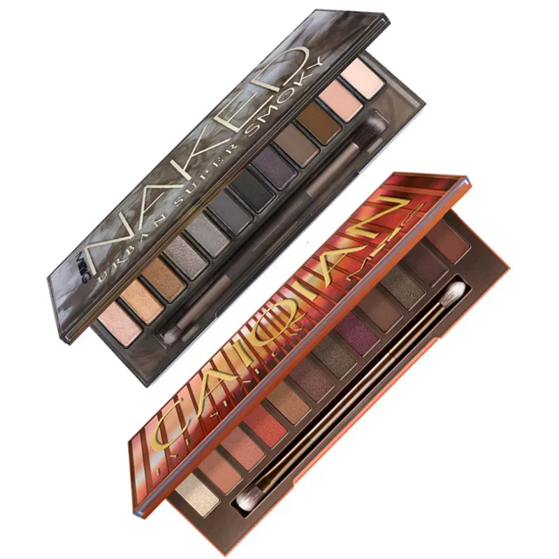 

High-grade Brand Eyes Cosmetics Eyeshadow Pallete Shimmer Matte Eyeshadow naked Heat Smokey Makeup Eyes Easy to Wear Eyeshadow