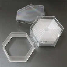 9 шт./компл.) Плоский край шестигранной формы жесткий из прозрачного поликарбоната печенье с мастикой спагетти печенье сэндвич нож для мыла