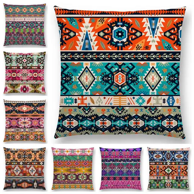 Hot Sale Colorful Seamless Aztec Decorative Prints Fancy Abstract Simple Aztec Decorative Pillows Hot Sale Colorful Seamless Aztec Decorative Prints Fancy Abstract Simple Aztec Decorative Pillows