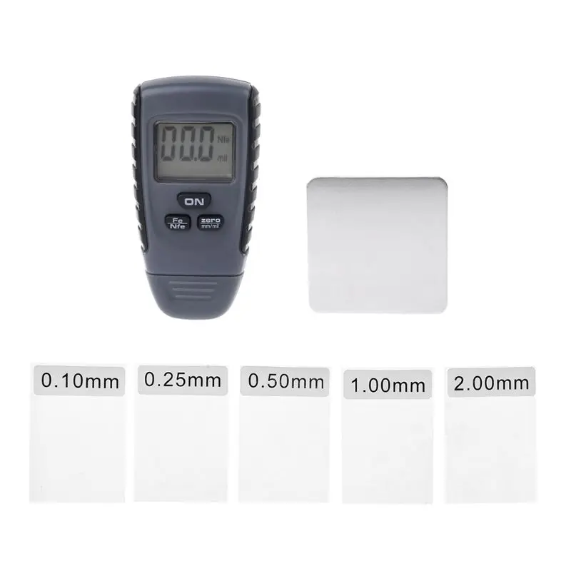 Цифровой автоматический прибор для измерения толщины покрытия краски RM660 0-1,25 мм - Цвет: Серый