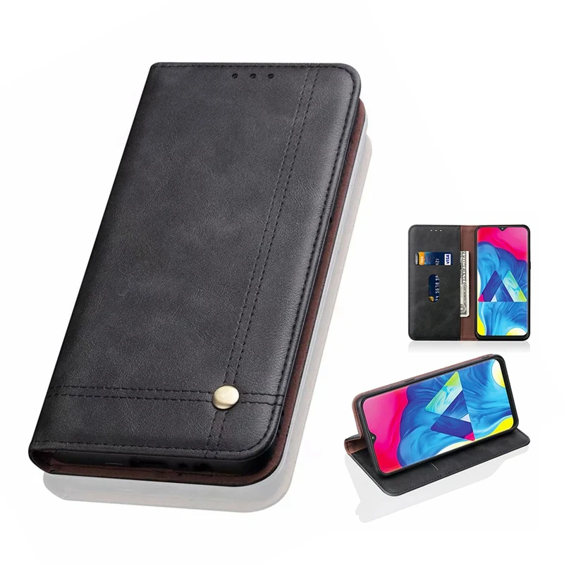 

Retro Cover Wallet Case for Samsung Galaxy M10 Case Flip Leather Card Holder for Samsung Galaxy M20 Case Stand Shockproof Coque
