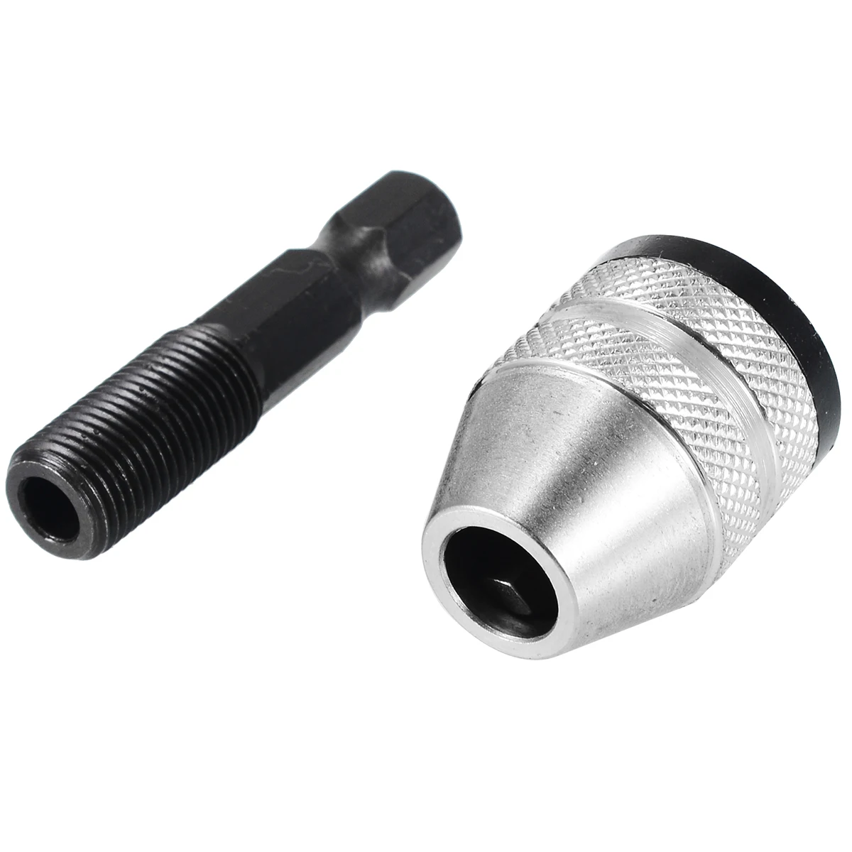 Quick Change Convertor Adapter Chuck Hex Shank Hand Keyless Drill Bits For Power Tools