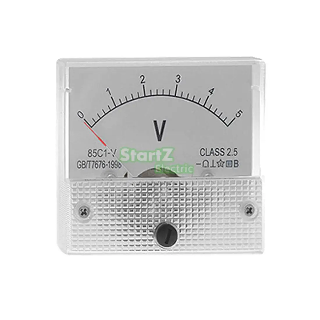 DC Analog Meter Panel 5V Current Voltage Ammeters 85C1 0 5V Gaugein
