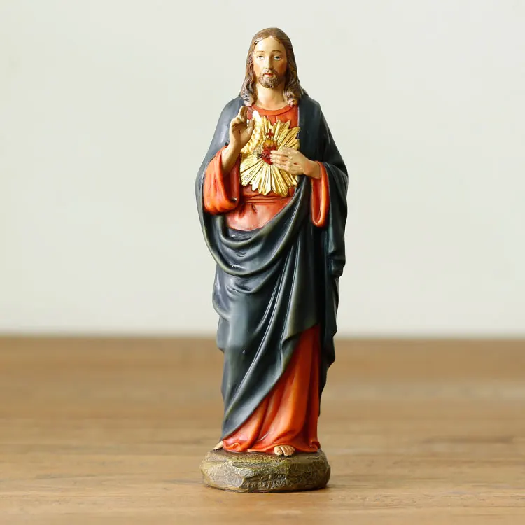 

Europe Resin Crafts Christmas Nativity Scene Holy Christian Ornament Jesus Figure Virgin Mary Christmas New Year Gifts
