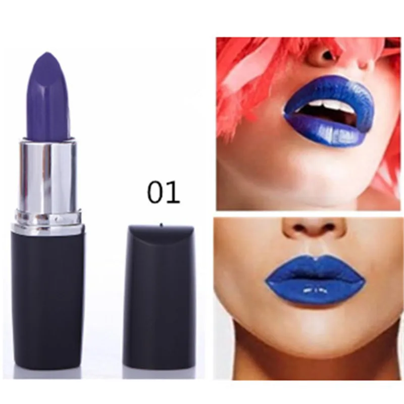 1 Pc Unique Vampire Style Lip Gloss Waterproof Long Lasting Black