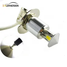 1 pezzo 12 W H3 LED 4SMD CRE’EXQ-D di Luce delle Lampadine Per Auto Della Luce di Nebbia Della Lampada Della Lampadina 12 V 24 V Bianco 6000 K