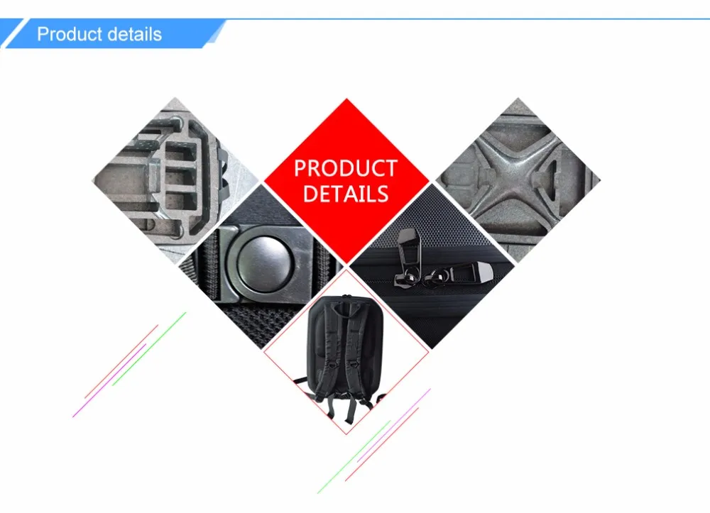 Camouflage Phantom 3 4 Hardshell Bag Backpack Shoulder Carry Case Also Suit For DJI FPV Drone Quadcopter