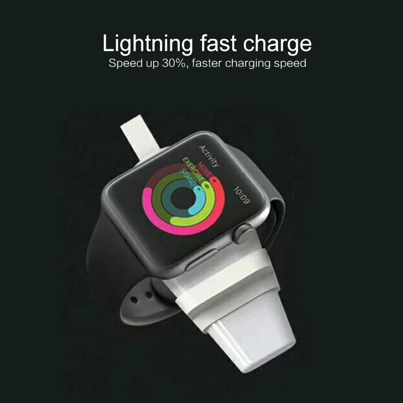 

Fast Charging Power Charger Wireless Charging Base for IWatch 1 2 3 4 Dock Adapter Smart Watch Portable Outdoor Mini Charger