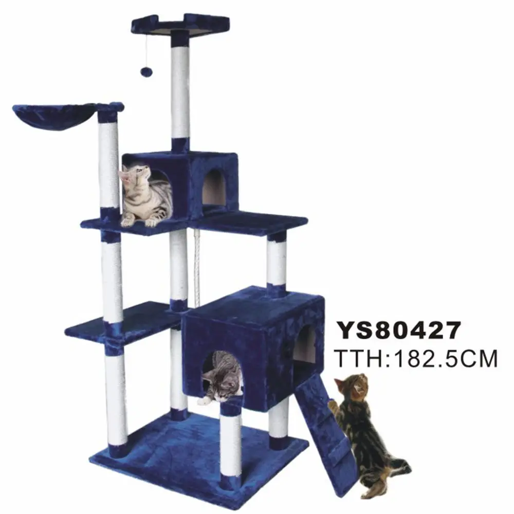 FAST Cool Design Cat Climbing Toy Scratching Solid Wood for Kitten Climbing Frame Ladder
