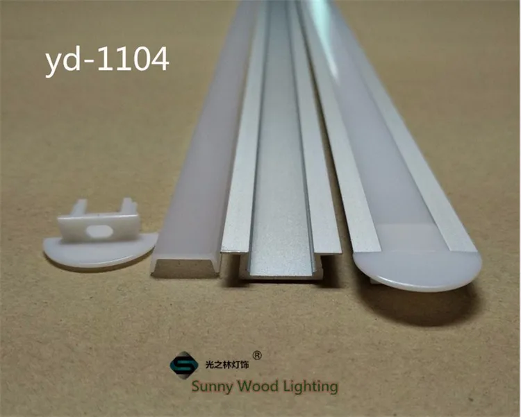 Polegada por Peça Perfil de Alumínio Canal para 11mm 5 30 Pçs e lote 40 Levou Incorporado Levou Placa Pcb Levou Luz Bar Tampa da Caixa 4 led aluminium profile