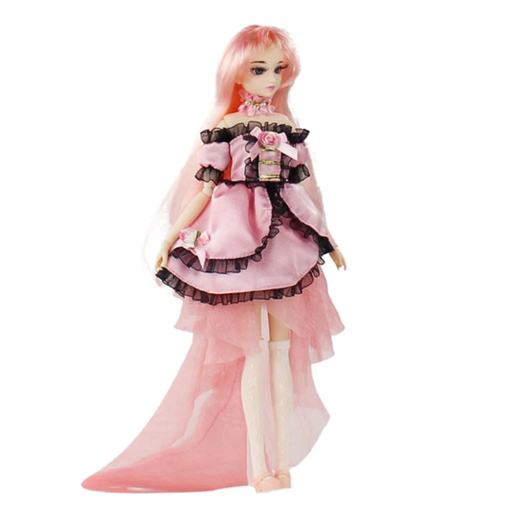 

Handmade 30cm Flexible Jointed BJD Dolls Anime Dolls Customize Dolls with Clothes For Dolls Adults Collections Cartoon Doll Toy