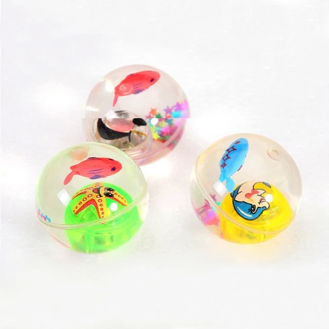 Children's toys Light Up Bouncing Balls Flash Crystal Ball 5.5cm Toy Ball crystal ball 5