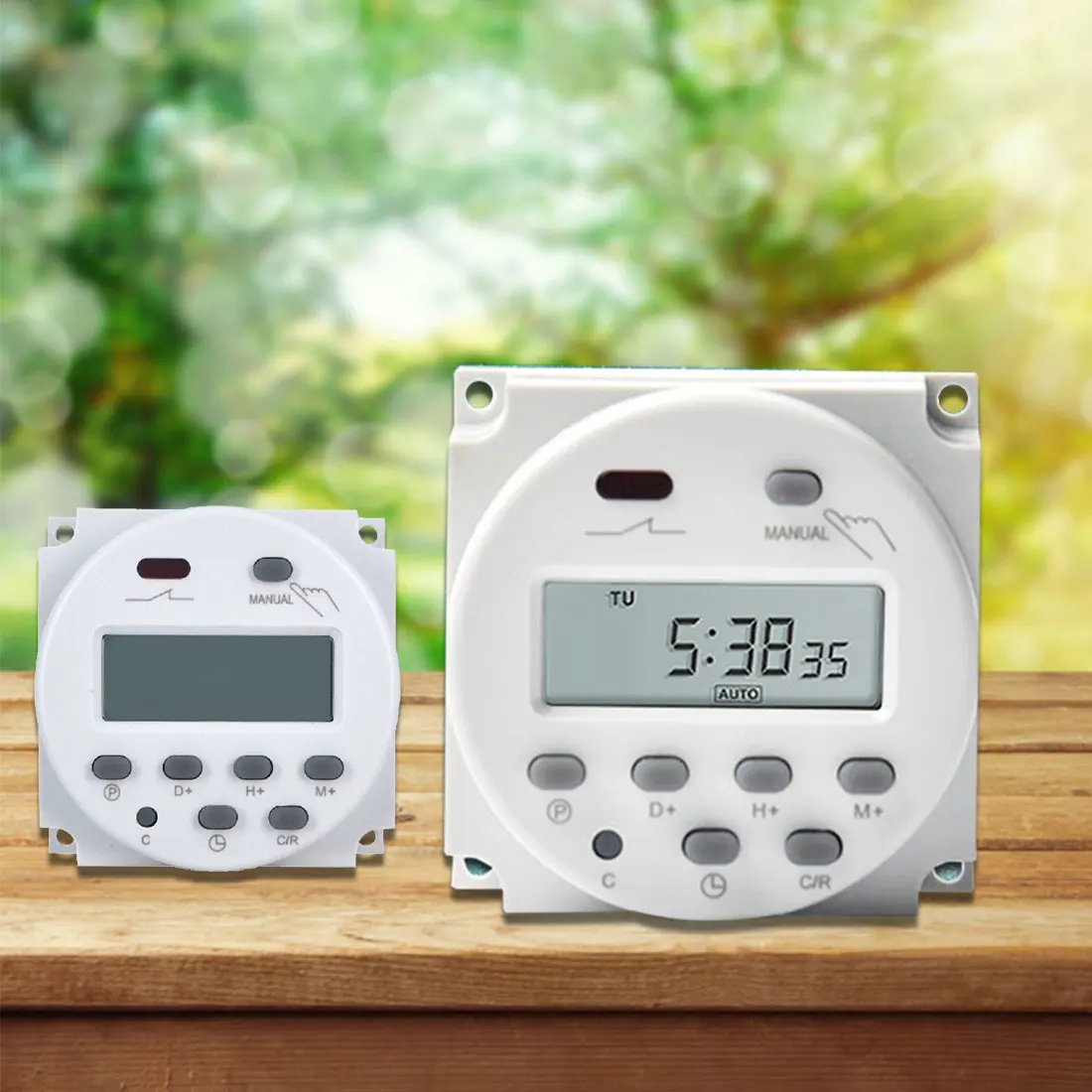 

AC 220V Digital LCD Power Timer Programmable 7.5VA Time Switch Relay 16A timers CN101A timer