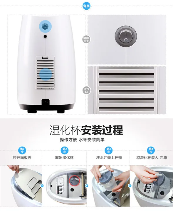 XGREEO PSA технология высокой чистоты 90% домашнего использования портативный кислородный концентратор, генератор домашнего здравоохранения
