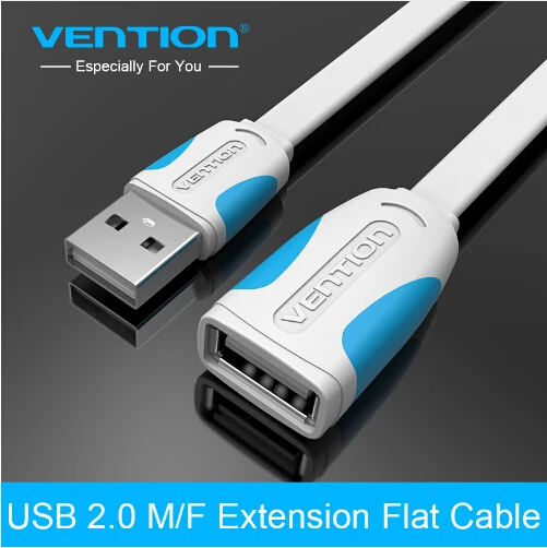 Vention USB 2,0 папа-мама USB кабель 1 м 1,5 м 2 м 3 м 5 м 3 фута Удлинительный кабель удлинитель шнура для портативных ПК