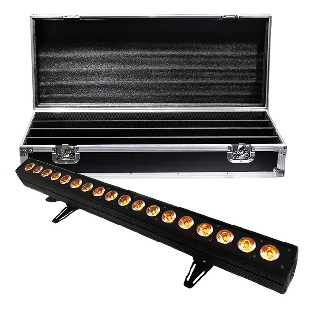 Flight case 4/piece 18x18W RGBWA+UV 6IN1 Indoor light Led Wall Wash