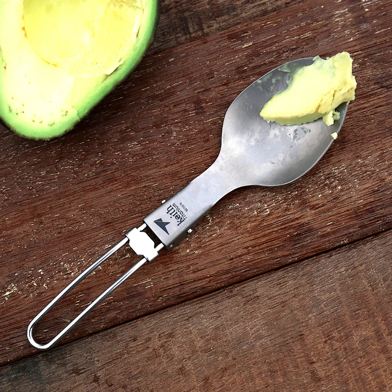 Keith Titanium Plegable Spoon Cubiertos Vajilla Viajes Acampar Al Aire Libre Portable de la Comida Campestre Senderismo Conveniente de Titanio Cuchara Sólo 20g Keith Titanium Plegable Spoon Cubiertos Vajilla Viajes Acampar Al Aire Libre Portable de la Comida Campestre Senderismo Conveniente de Titanio Cuchara Sólo 20g