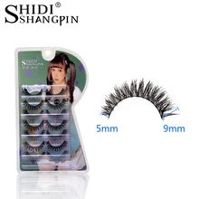 7 пар, натуральные ресницы, Мягкие Накладные ресницы для макияжа, накладные ресницы, наборы для наращивания ресниц для Maquiagem