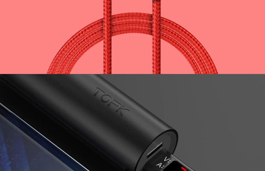 TOPK 3A Micro USB кабель usb type C кабель для samsung Xiaomi Быстрая зарядка кабель usbc и цифровой дисплей кабель для мобильного телефона