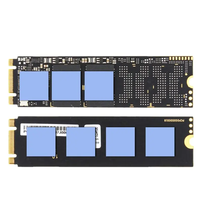Двухсторонний охлаждающий вентилятор NVME NGFF M.2 металлический лист термопрокладка