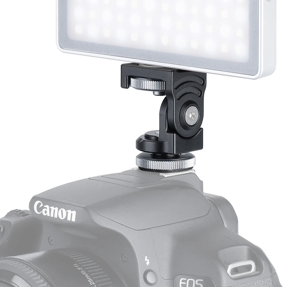

Camera 360 Panorama Hot Cold Shoe Ball Head for Video LED Light Mount Adapter for DSLR Camera Monitor Strong Damping PTZ Holder