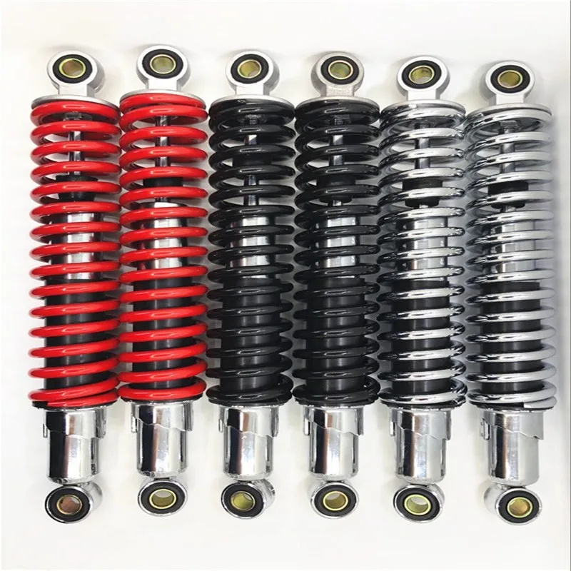 

Universal 350mm Spring 8MM Total Length 380mm REAR MOTORCYCL SHOCK ABSORBERS FOR Dirt Bike Gokart Quad ATV Scooter