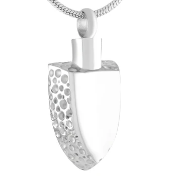 

IJD9393 Silver/Gold/Rose gold/Black Stainless Steel shovel Shape Memorial Urn Jewelry Engravable Cremation Pendant Necklace