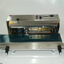 Автоматическая непрерывная машина запечатывания пластиковых пакетов с кодированием принтера FR-900(110 В/60 Гц