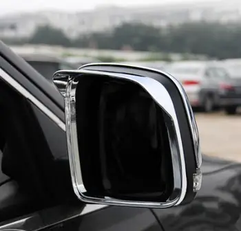 

ABS Chrome For Jeep Grand Cherokee 2014-2018 Accessories Car side door rearview mirror block rain eyebrow Cover Trim Car Styling