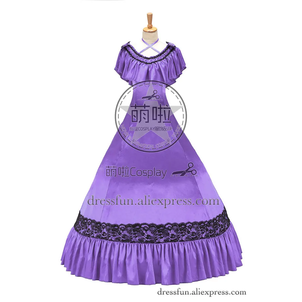 Southern Belle Edwardian викторианская Лолита атласное роскошное вечернее платье