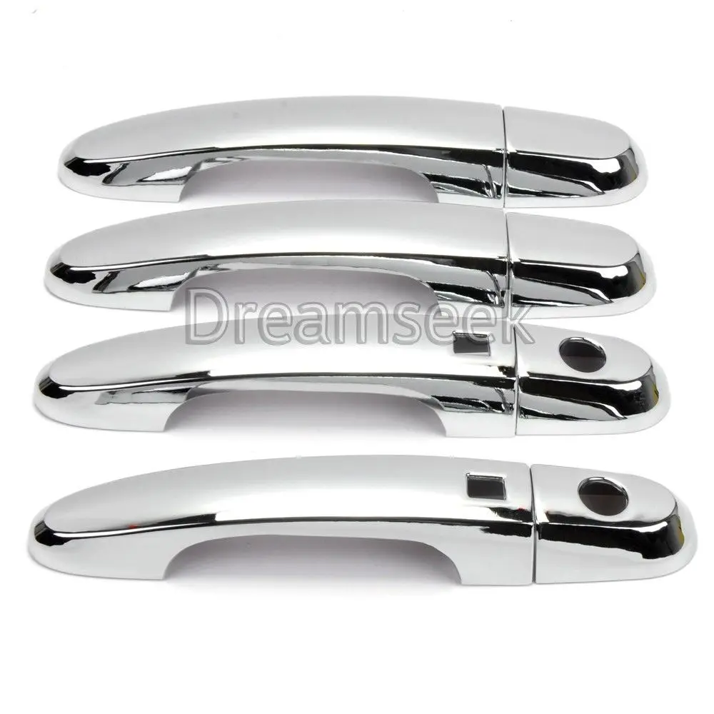 Крышка дверной ручки для KIA Sorento 2011- Sorento 2009- с умным отверстием для ключа ABS Хромированная формовочная накладка