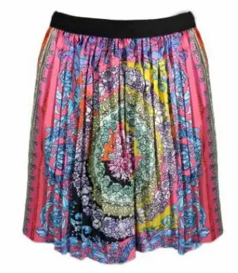 Дашики, африканская Женская одежда, летняя, с принтом в виде глаз, с мультяшным принтом, винтажные, мини, африканские, плиссированные юбки, вечерние, Клубные, модные, acti - Цвет: Многоцветный