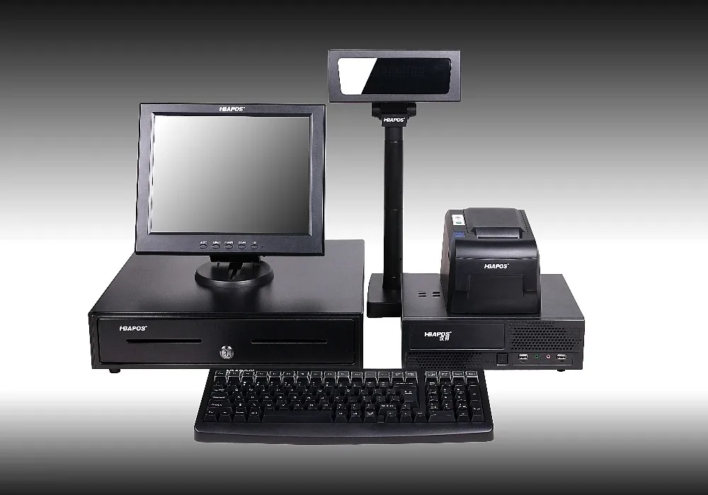 All In One Pos System/Supermarket Cash Register HBA S300 Retail Pos